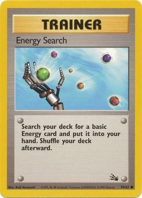 Energy Search - 59/62 - Common Unlimited Fossil Unlimited Singles