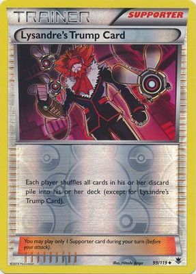 Lysandre&#39;s Trump Card - 99/119 - Uncommon Reverse Holo XY: Phantom Forces Reverse Holo Singles