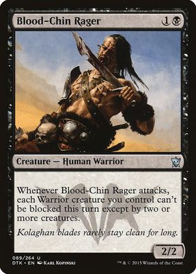 Blood-Chin Rager  086/264 - Dragons of Tarkir (DTK) (Español)