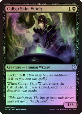 Caligo Skin-Witch 080/269 - Foil Dominaria Foil Singles (Español)