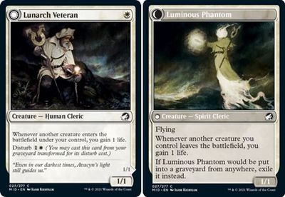 Lunarch Veteran | Luminous Phantom 027/277 - Innistrad: Midnight Hunt Singles (Español)