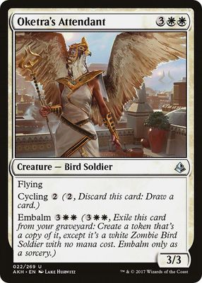 Oketra&#39;s Attendant 022/269 - Amonkhet (AKH)