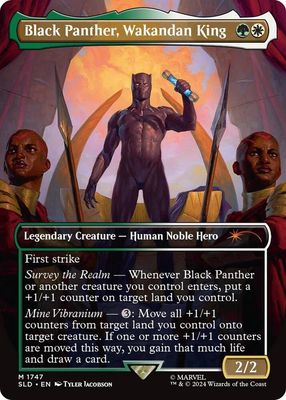 SJ Black Panther, Wakandan King - Secret Lair Drop Series (SLD) Secret Lair Drop Series
