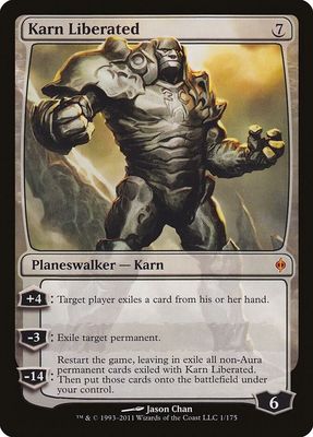 SJ Karn Liberated - New Phyrexia (NPH) New Phyrexia