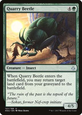 Quarry Beetle 127/199 - Hour of Devastation (HOU) (Español)
