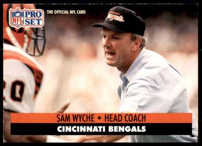 Sam Wyche 117 NFL Card