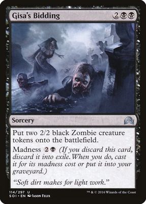 Gisa&#39;s Bidding 114/297 - Shadows over Innistrad (SOI) (Español)