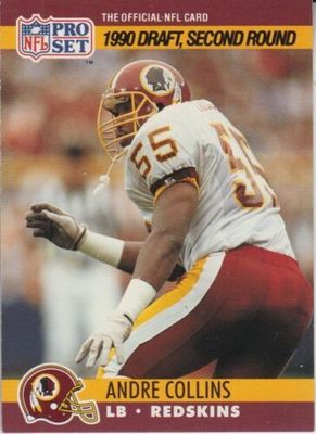 Andre Collins 715 NFL Card