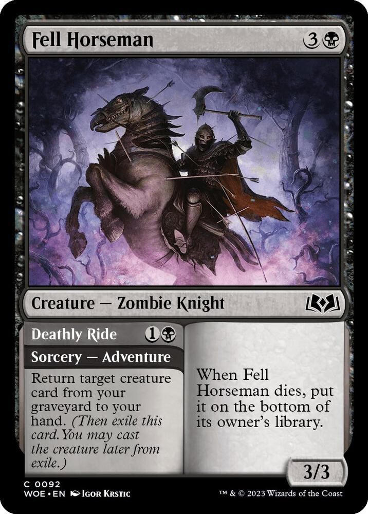 Fell Horseman 0092 - Wilds of Eldraine Singles