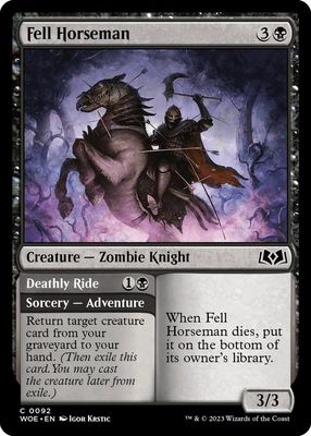 Fell Horseman 0092 - Wilds of Eldraine Singles