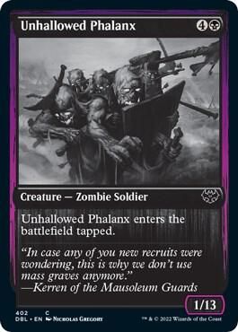 Unhallowed Phalanx 402 - Innistrad: Double Feature (DBL)