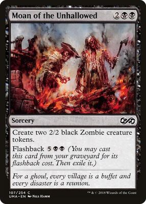 Moan of the Unhallowed 107/254 - Ultimate Masters (UMA)