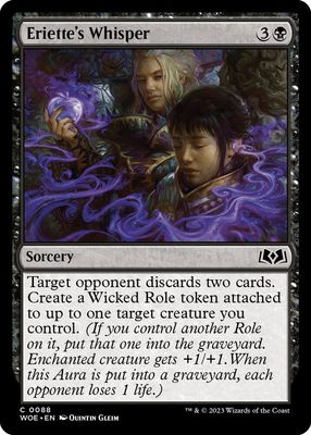 Eriette&#39;s Whisper 0088 - Wilds of Eldraine Singles