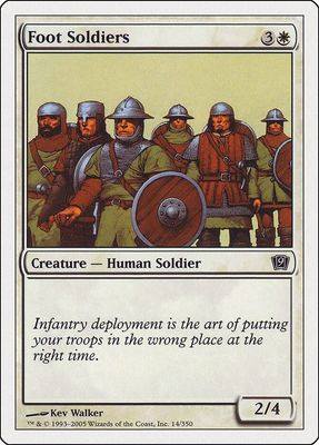 Foot Soldiers 14/350 - 9th Edition (9ED)