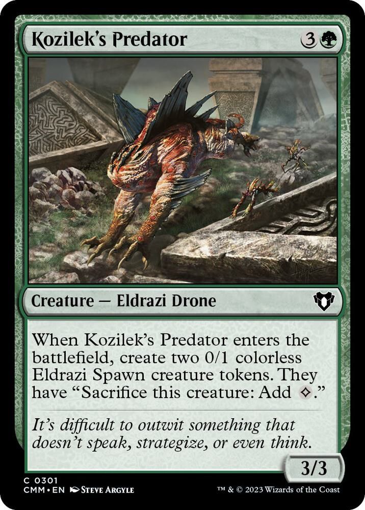 Kozilek&#39;s Predator 0301 - Commander Masters (CMM)