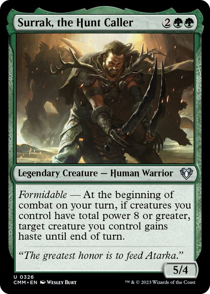 Surrak, the Hunt Caller 0326 - Commander Masters (CMM)