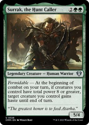 Surrak, the Hunt Caller 0326 - Commander Masters (CMM)