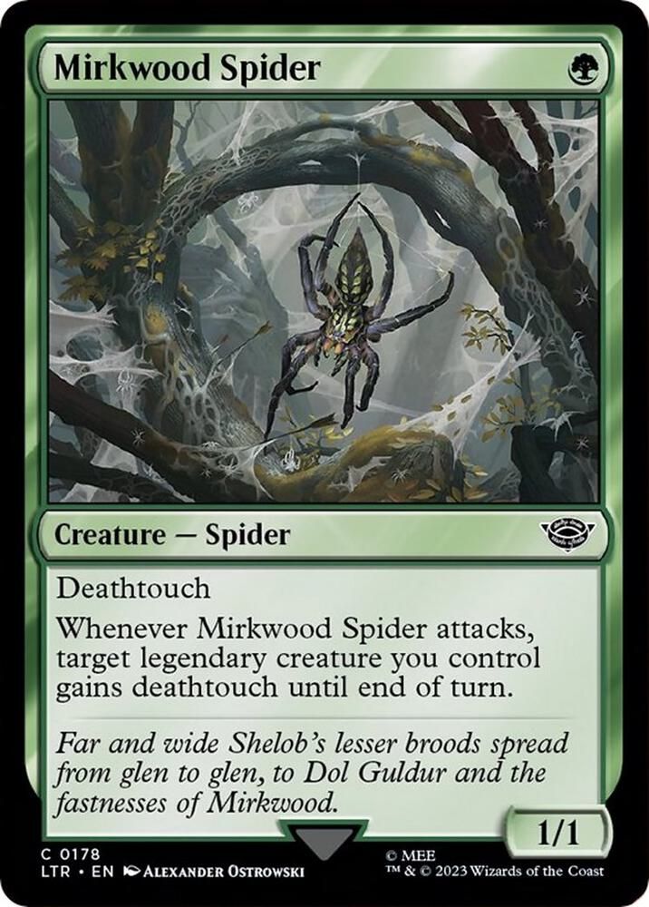 Mirkwood Spider 0178 - Universes Beyond: The Lord of the Rings: Tales of Middle-earth (LTR)