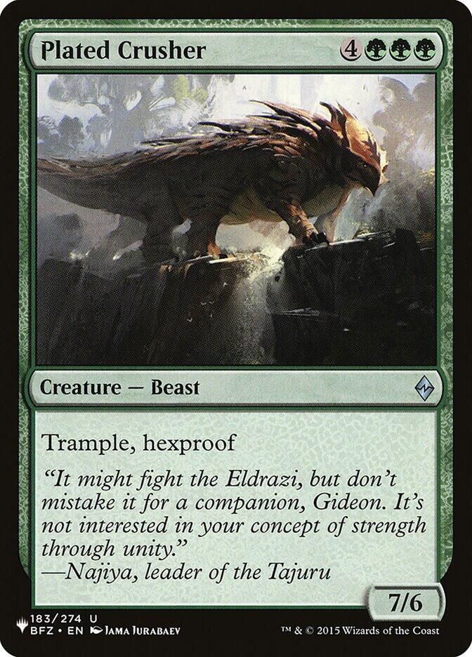Plated Crusher 183/274 - The List Reprints (LIST)