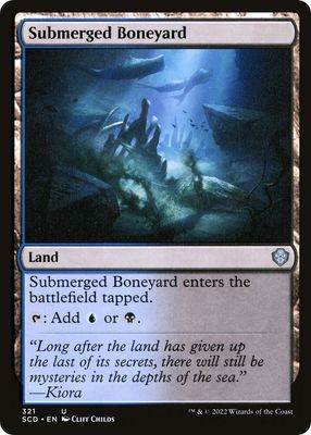 Submerged Boneyard 321- Starter Commander Decks (SCD)