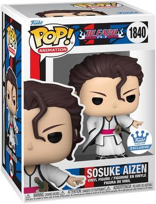 SH12 Sosuke Aizen Figura Funko Pop Bleach Figura Exclusive