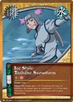 Ice Style: Tsubame Snowstorm - J-180 - Common Naruto: Dream Legacy