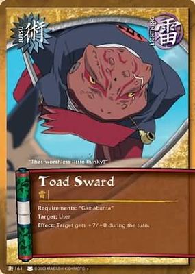 Toad Sward - J-164 - Uncommon Naruto: Eternal Rivalry