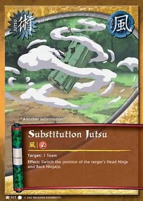 Substitution Jutsu - J-017 - Common Naruto: The Path to Hokage