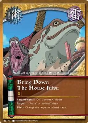 Bring Down The House Jutsu - J-170 - Common Naruto: Eternal Rivalry