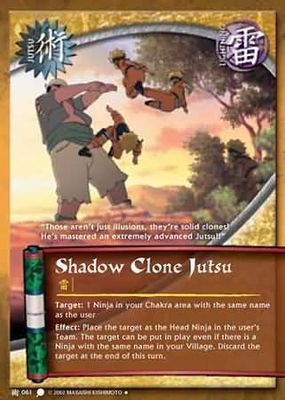 Shadow Clone Jutsu - J-061 - Uncommon Naruto: Coils of the Snake