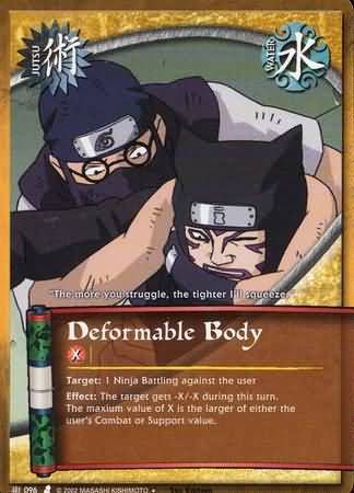 Deformable Body - J-096 - Uncommon Naruto: Curse of the Sand