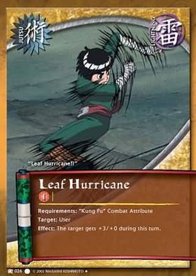 Leaf Hurricane - J-026 - Uncommon Naruto: The Path to Hokage