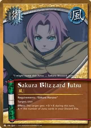 Sakura Blizzard Jutsu - J-186 - Uncommon Naruto: Dream Legacy