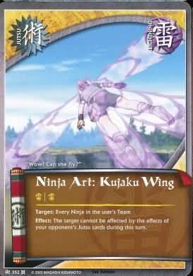 Ninja Art: Kujaku Wing - J-352 - Common Naruto: Approaching Wind
