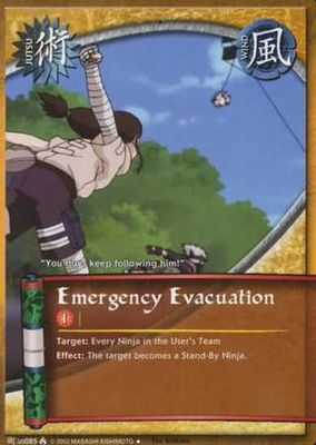 Emergency Evacuation - us085 - Uncommon Naruto: Lineage of the Legends