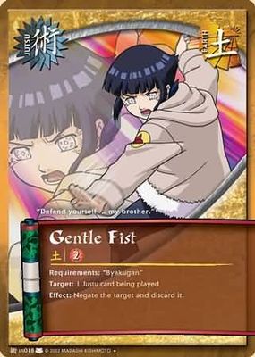 Gentle Fist - J-US018 - Uncommon Naruto: Eternal Rivalry