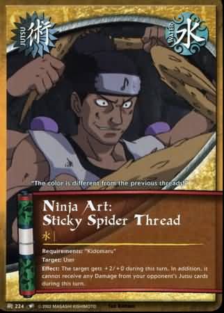 Ninja Art: Sticky Spider Thread - J-224 - Common Naruto: Quest For Power
