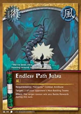 Endless Path Jutsu - J-080 - Common Naruto: Coils of the Snake