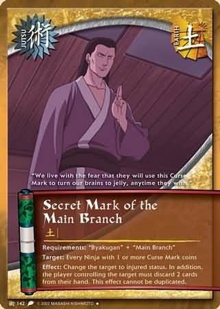 Secret Mark of the Main Branch - J-142 - Uncommon Naruto: Revenge and Rebirth