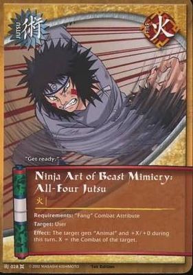 Ninja Art of Beast Mimicry: All-Four Jutsu - 028 - Common Naruto: The Chosen