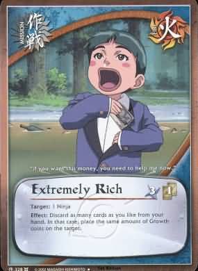 Extremely Rich - M-328 - Uncommon foild Naruto: Approaching Wind