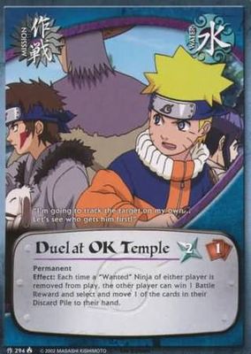 Duel at OK Temple - 294 - Common foild Naruto: Lineage of the Legends