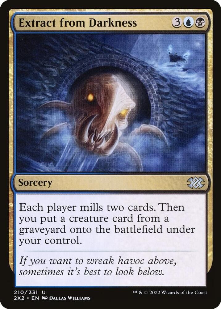 Extract from Darkness 210/331 - Double Masters 2022 Singles