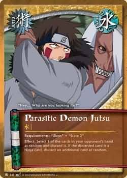 Parasitic Demon Jutsu - J-241 - Uncommon Naruto: Battle of Destiny