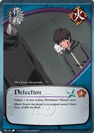 Detection - M-137 - Common foild Naruto: Revenge and Rebirth