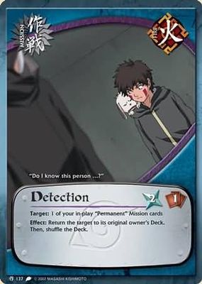 Detection - M-137 - Common foild Naruto: Revenge and Rebirth