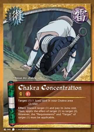 Chakra Concentration - J-068 - Common Naruto: Coils of the Snake