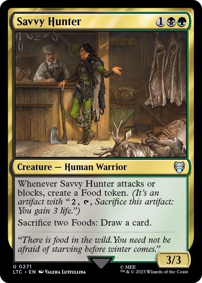 Savvy Hunter 0271 - Commander: The Lord of the Rings: Tales of Middle-earth (LTC)