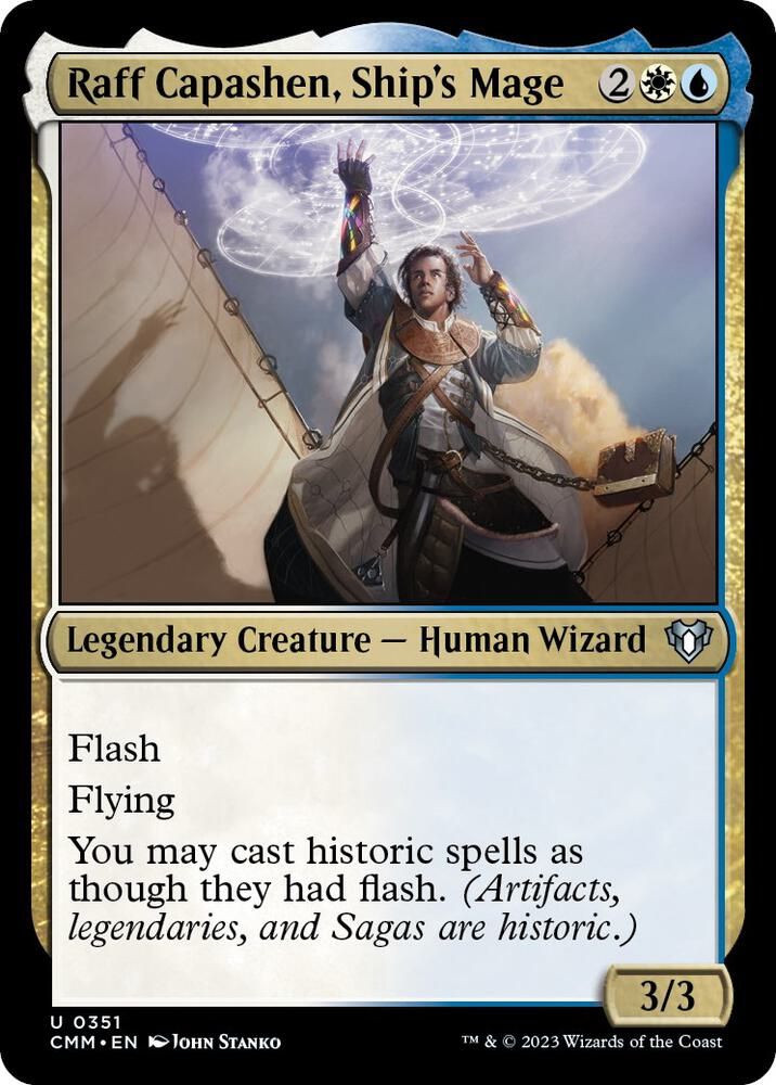 Raff Capashen, Ship&#39;s Mage 0351 - Commander Masters (CMM)