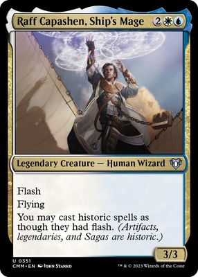 Raff Capashen, Ship&#39;s Mage 0351 - Commander Masters (CMM)